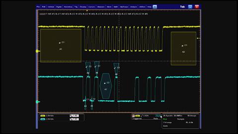 MSODPO5000B Series vs Agilent MSODSOX 4000A Series  Visual Trigger