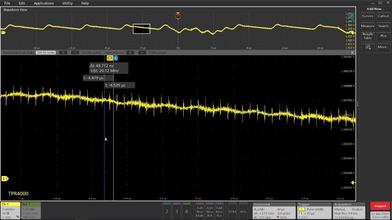 Ripple noise measurement of Power supply | Tektronix