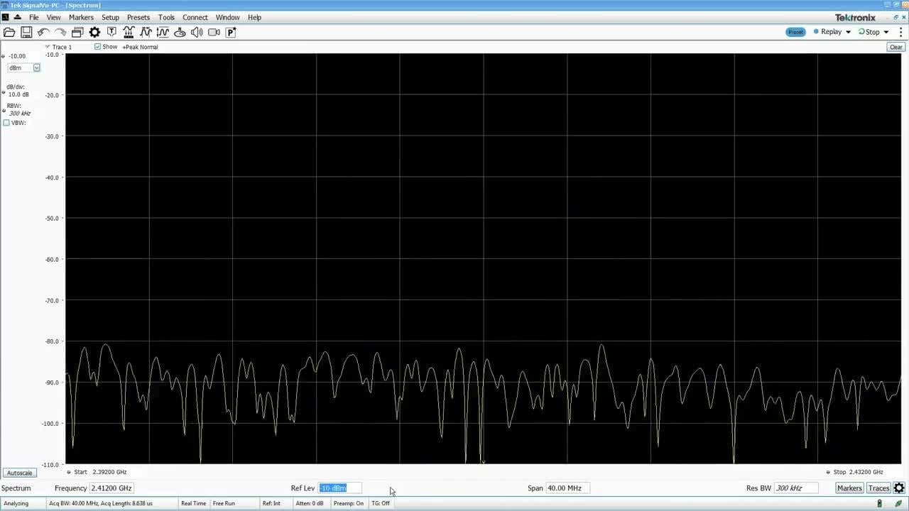 SignalVu-PC Primer- Real-Time Spectrum Analysis | テクトロニクス