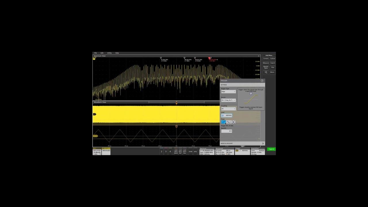 Spread Spectrum Clock Analysis With RF vs Time Triggering