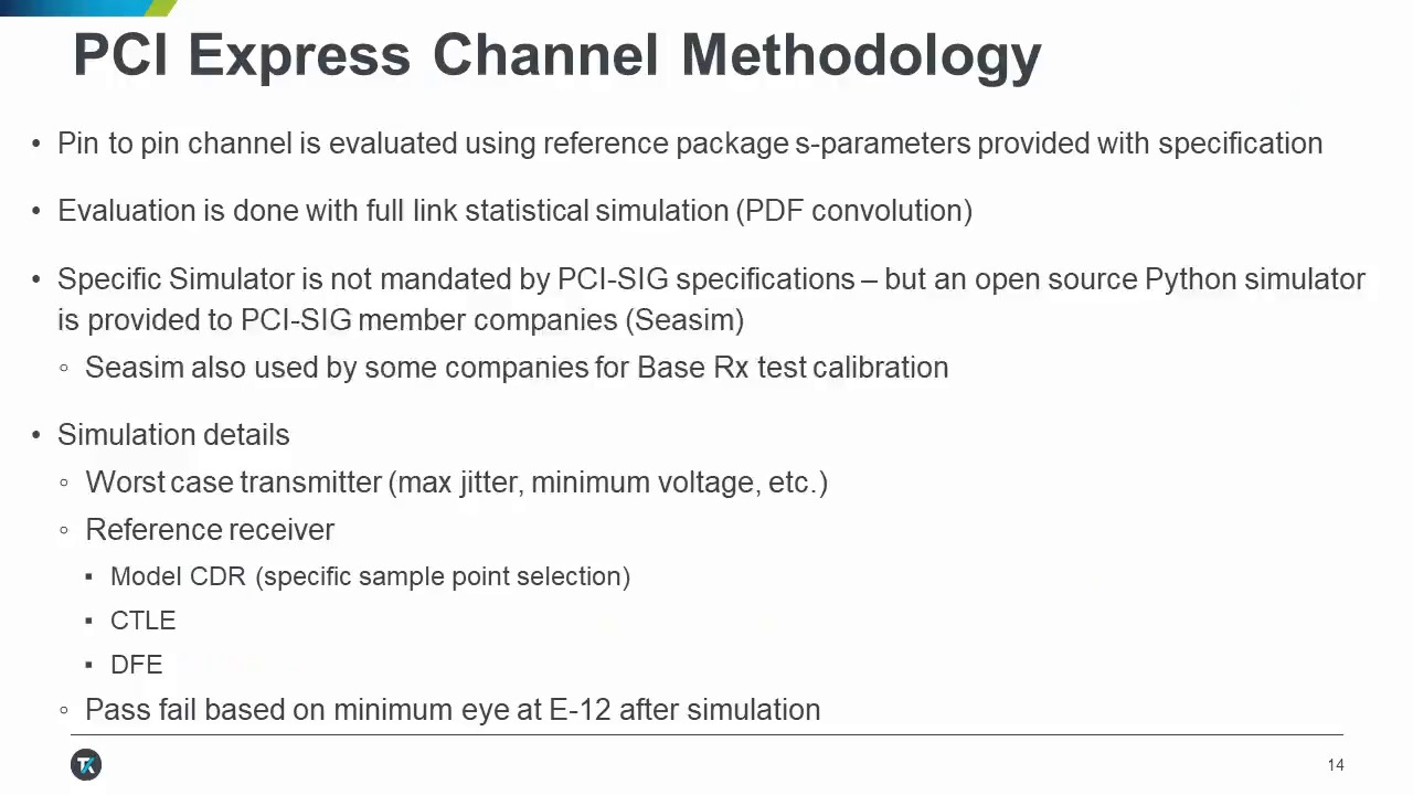 Understanding Differences between PCI Express 4050 and IEEE High Speed Electrical Specifications