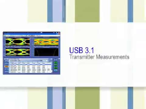 USB 31 Transmitter Measurements
