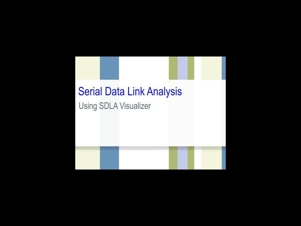 Using SDLA Visualizer