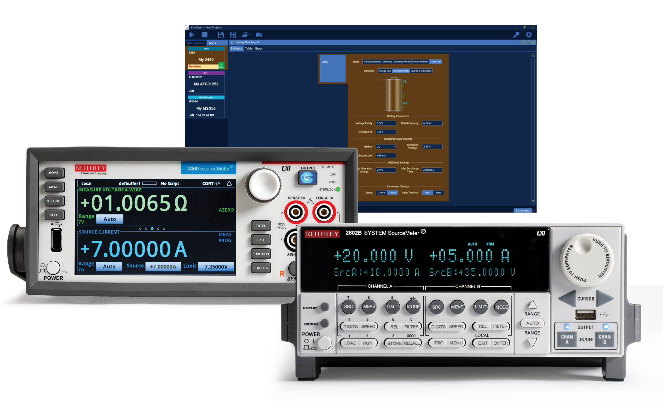 KickStart All-In-One Battery Test Solution App Note | Tektronix