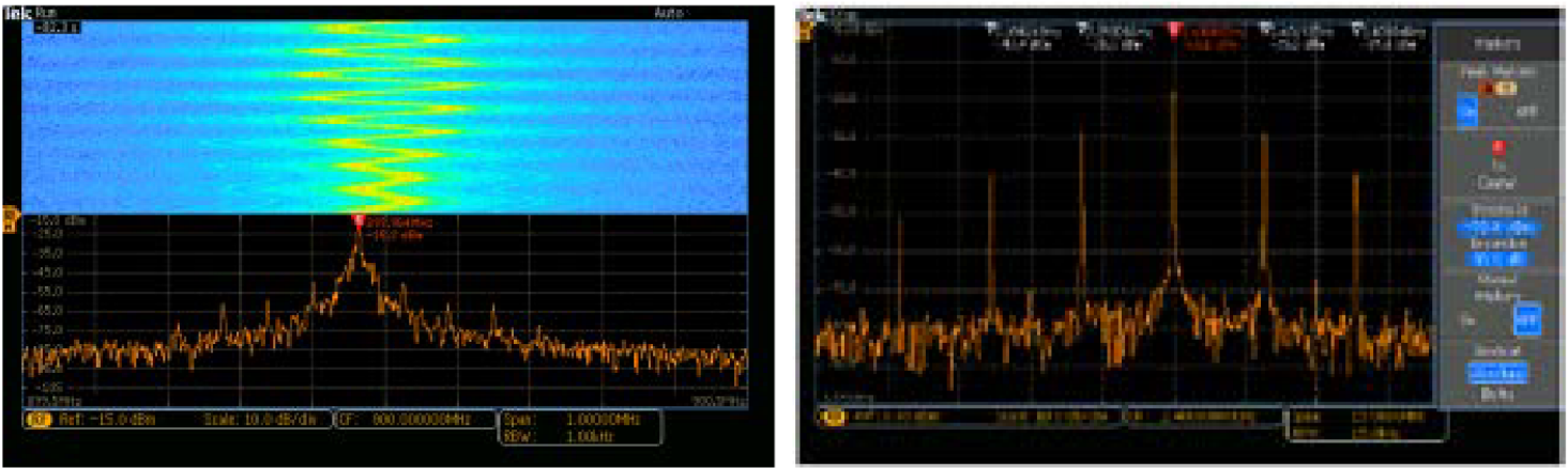 MDO3000 built-in spectrum analyzer