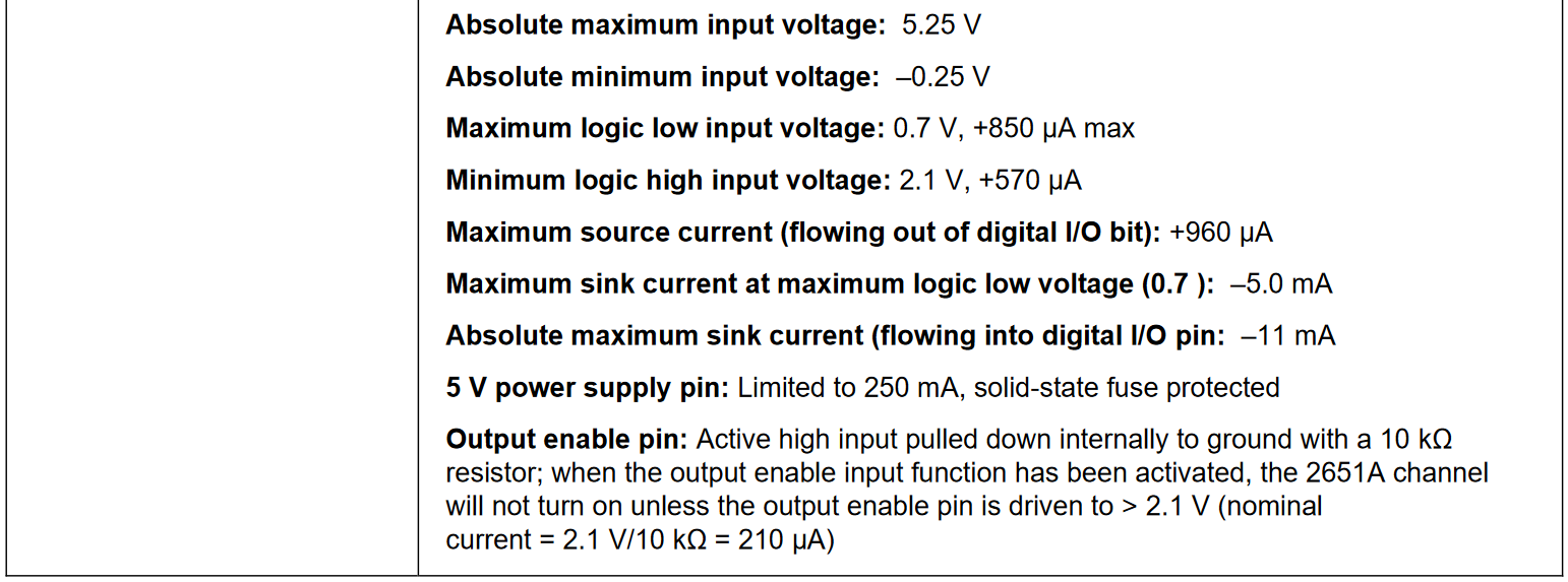 General Specifications