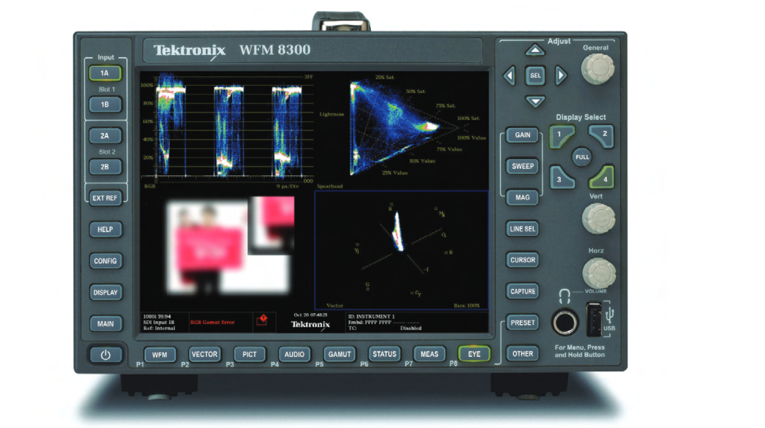 WFM8300 Front Panel