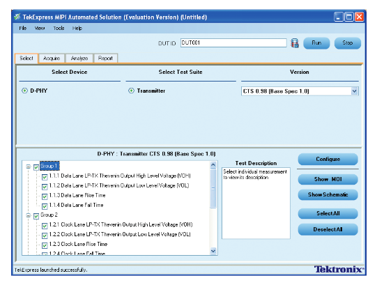 2001 SPECIFIED CALIBRATION INTERVALS