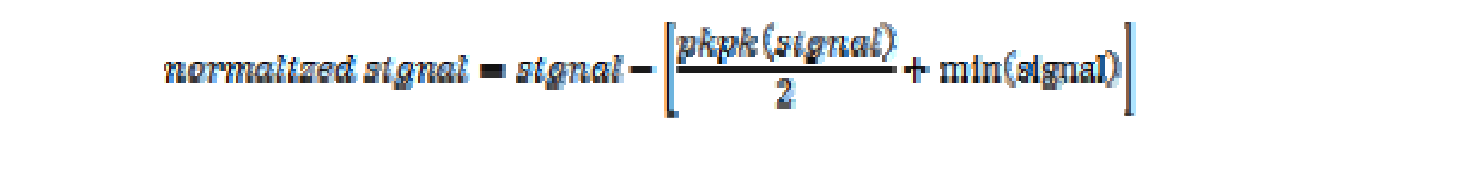 Normalize formula
