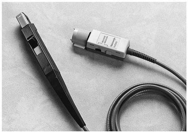 Most probes consist of a probe head, a probe cable, and a compensation box or other signal conditioning network