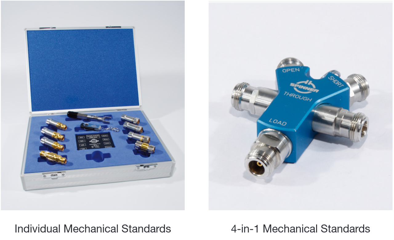 Types of VNA calibration standards