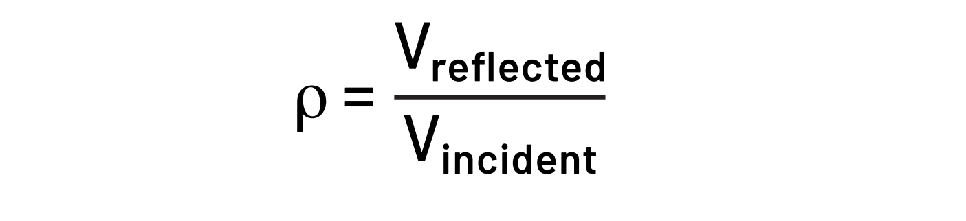 Reflection coefficient formula