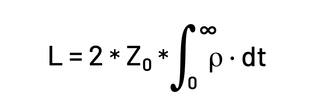 Inline series inductance from the reflection coefficient