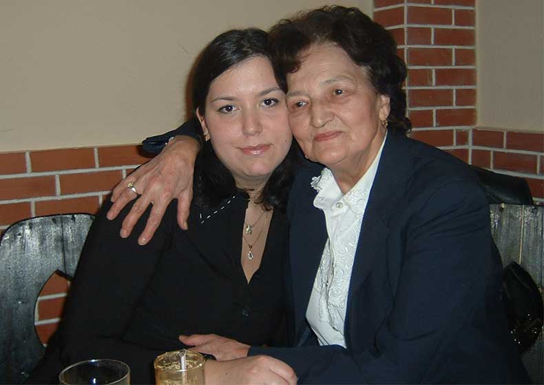 Andrea grandmother andreea-and-grandmother