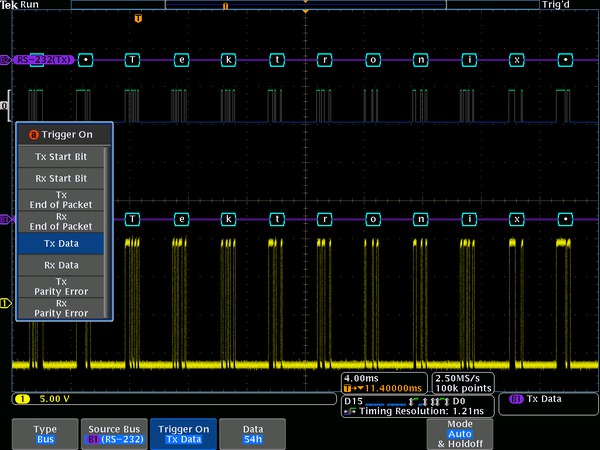 TEKTRONIX 8500 modulaire MDL Trigger trace analyseur de service d'installation manuelle 