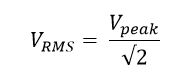 RMS value of RF signal 2_0