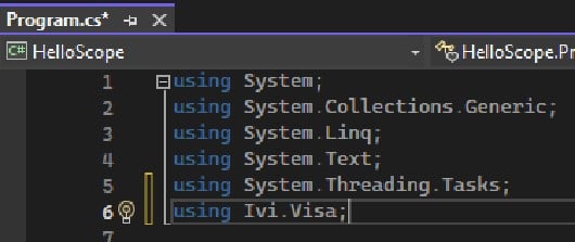 Using statements reduces the amount of typing needed when writing code and help direct the code editor. 