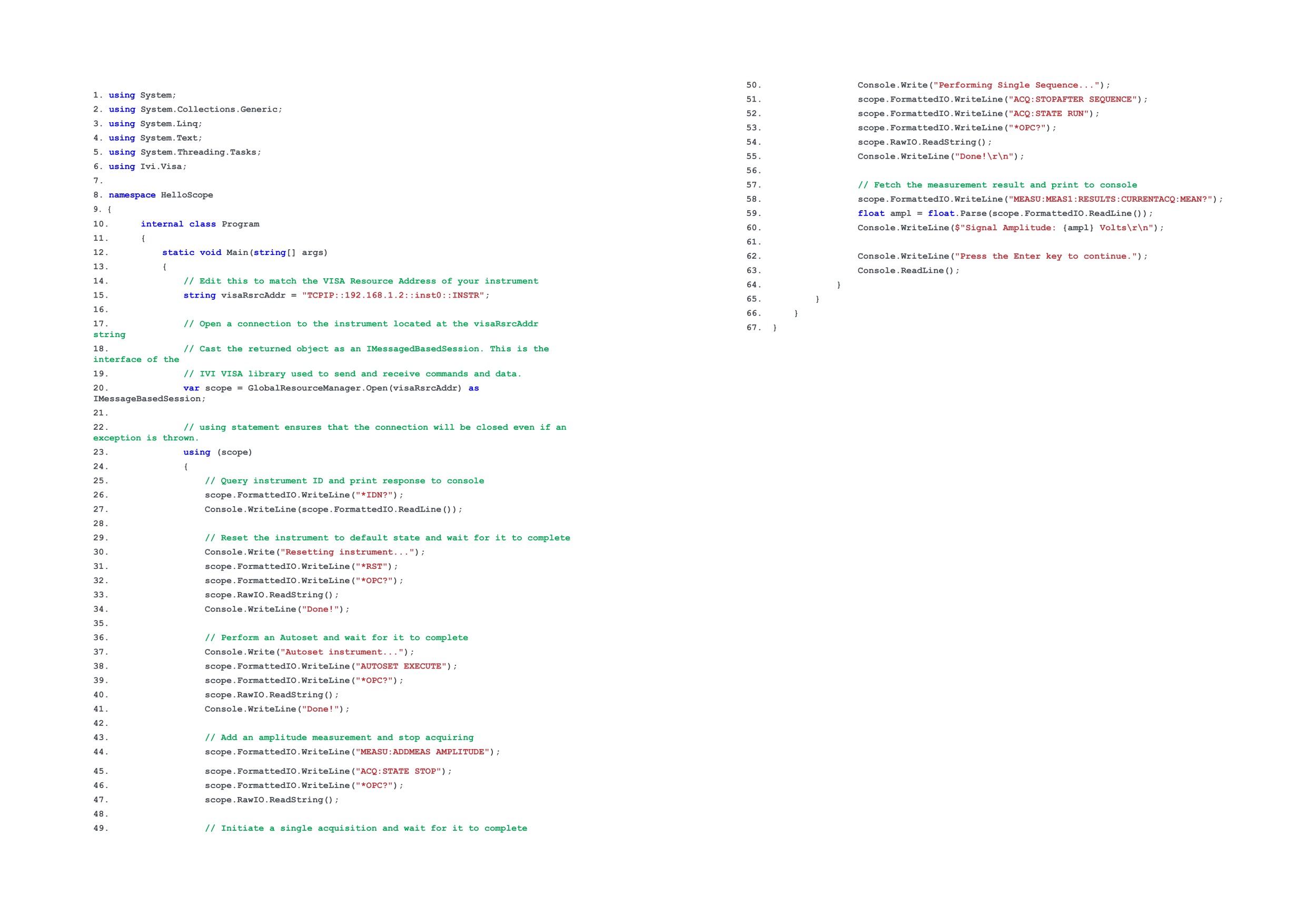 Code Snippet: Modify your code 