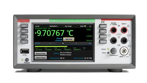 Front view of Keithley DAQ6510