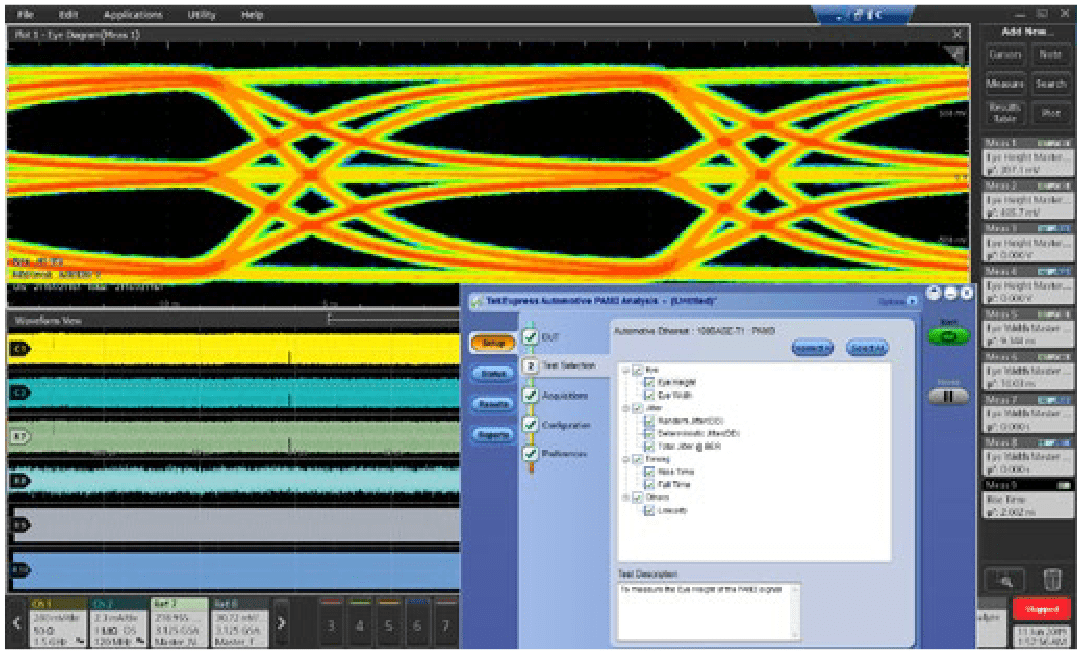 Unique signal separation for Automotive Ethernet on 5 & 6 Series MSOs.