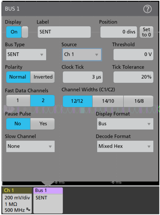 SENT BUS DECODING