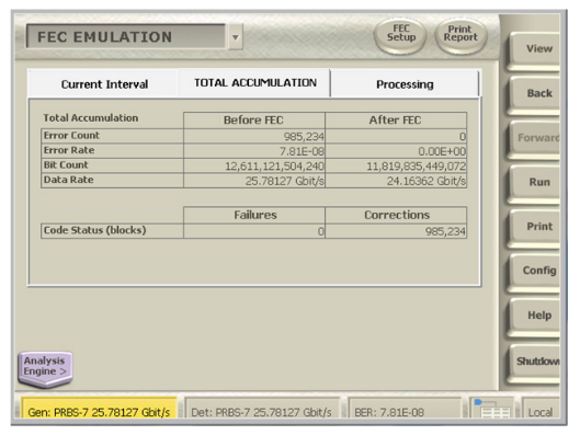2001 SPECIFIED CALIBRATION INTERVALS