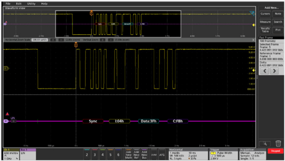 Fast frame segmented memory